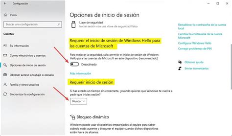 Activar el inicio de sesión único .